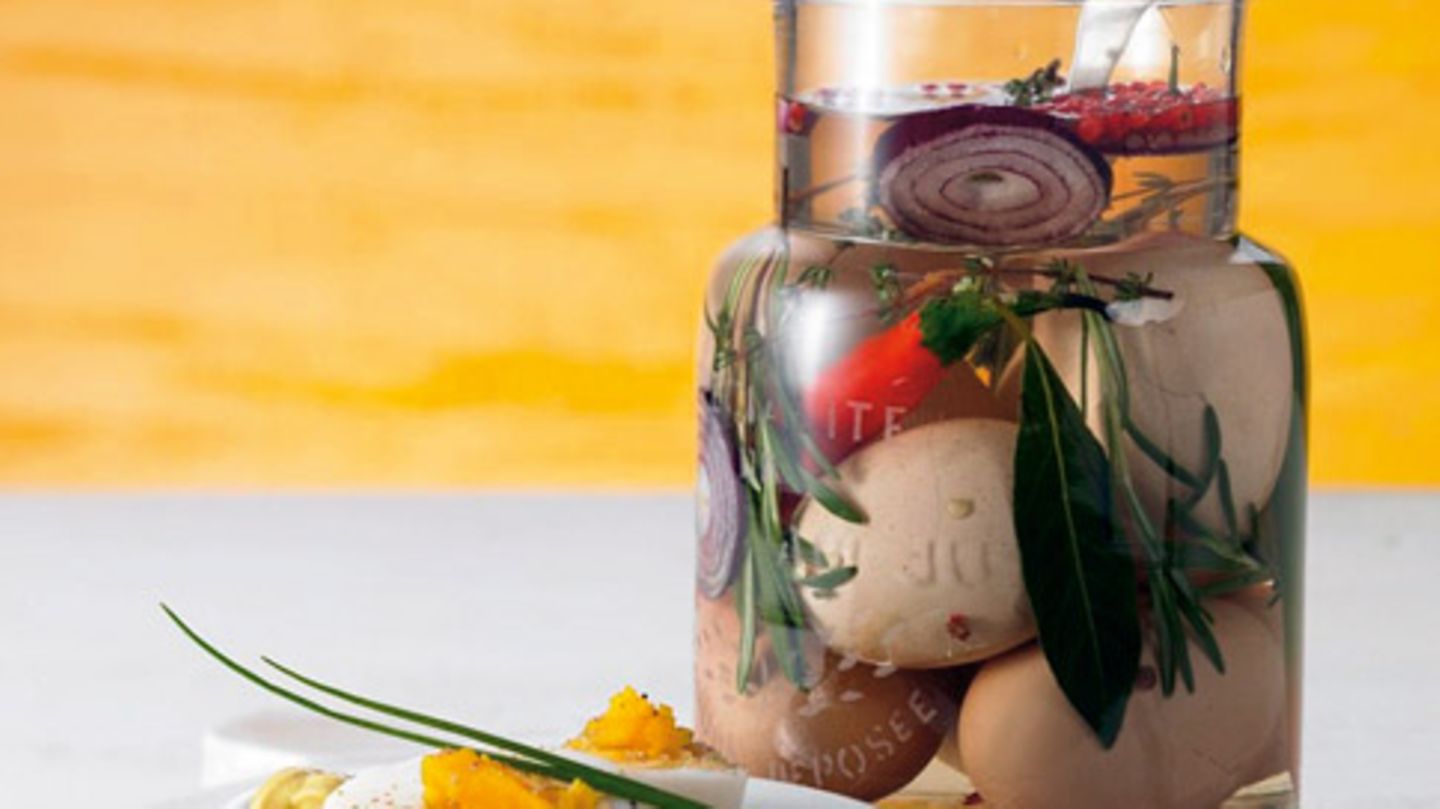 Pikante Eier im Würzsud Rezept