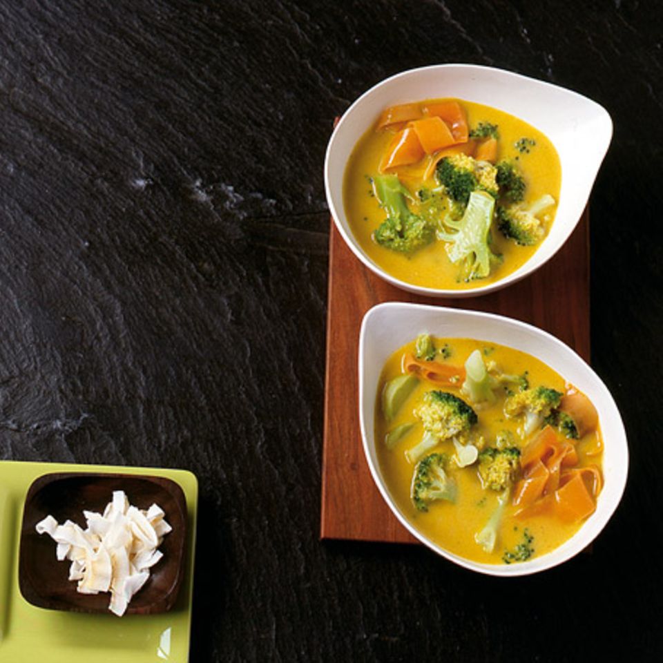 Broccoli-Curry-Suppe