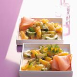 Orangen-Dill-Ragout mit Gurken
