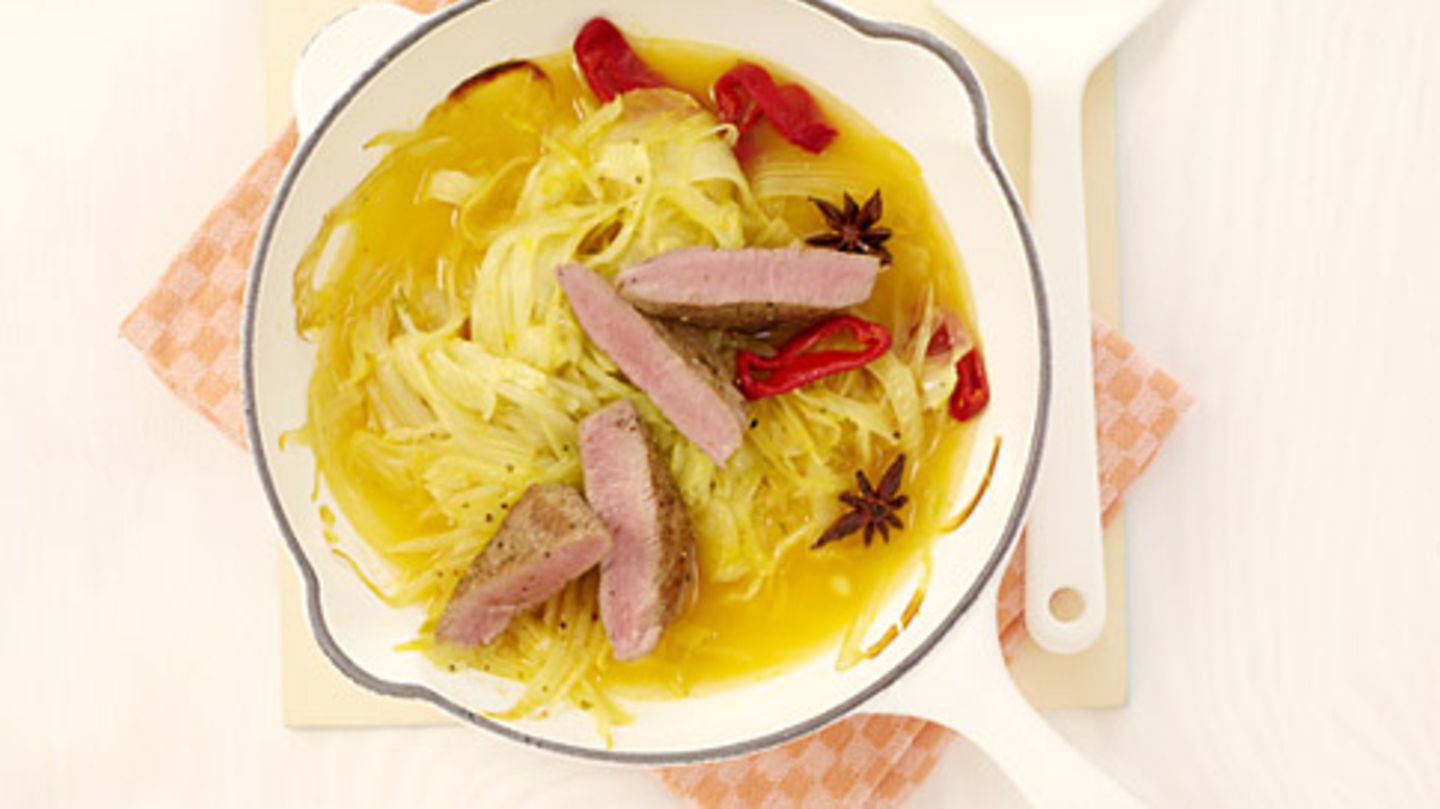 Fenchelgemüse mit Lamm Rezept