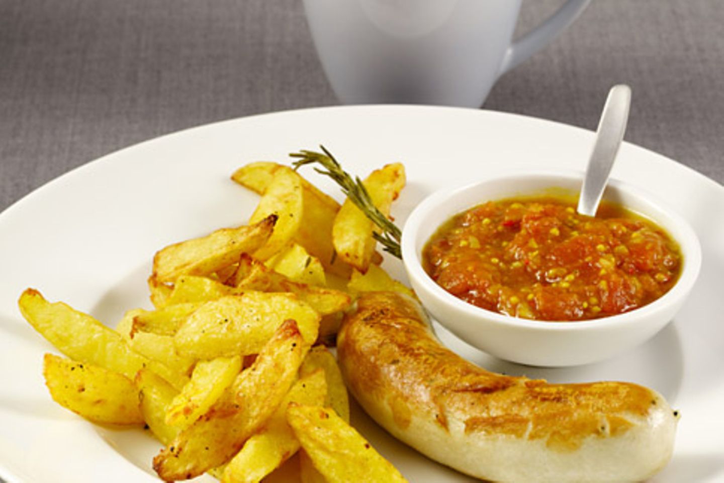 Weisswurste Mit Curry Ketchup Rezept Essen Und Trinken