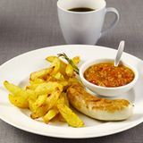 Weißwürste mit Curry-Ketchup