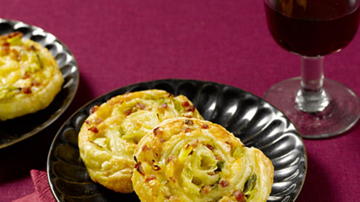 Blätterteigschnecken Rezept