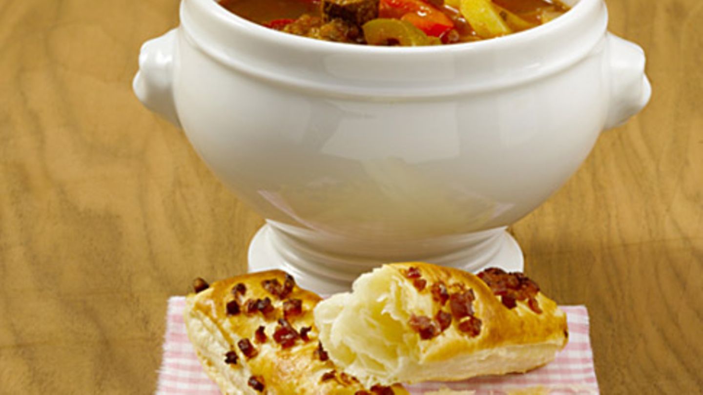 Blätterteig-Schinken-Streifen Rezept
