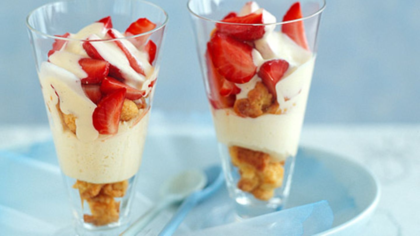Marinierte Erdbeeren mit Orangencreme Rezept