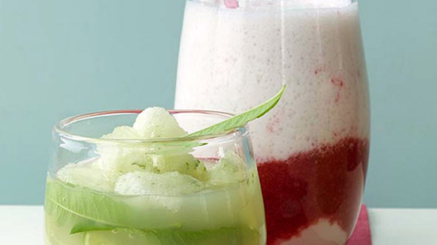 Grapefruit-Gin mit Melone und Verbene Rezept