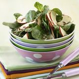 Feldsalat mit Äpfeln