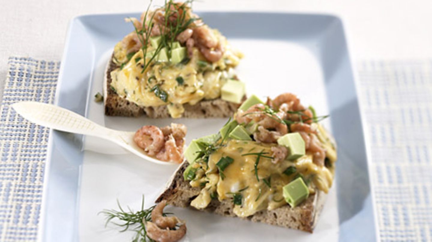 Rühreibrot mit Avocado Rezept