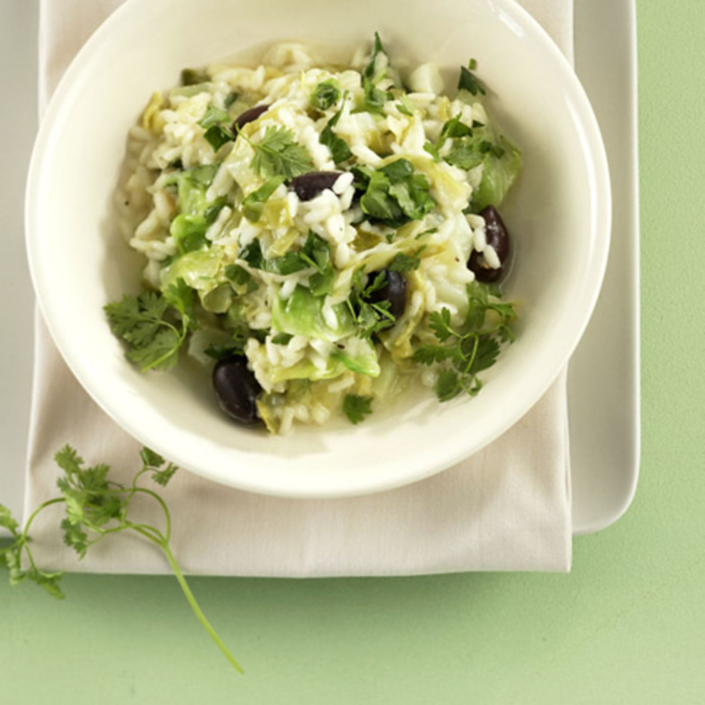 Spitzkohl-Risotto