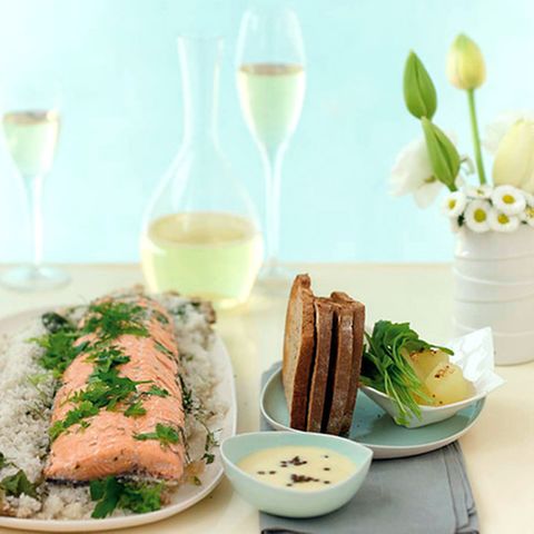 Lachs mit Pfeffersauce