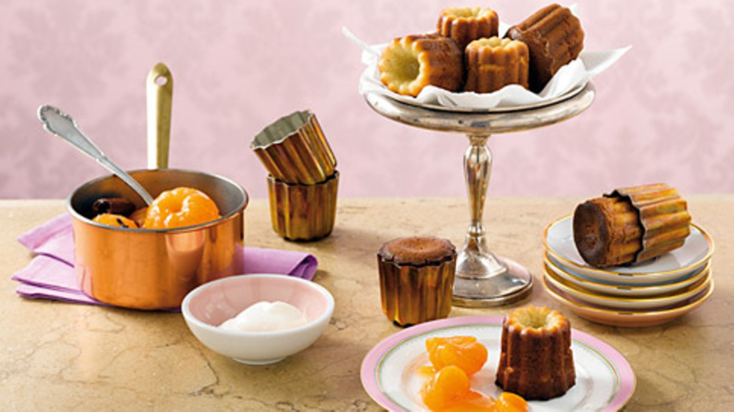 Cannelés mit Gewürz-Clementinen Rezept