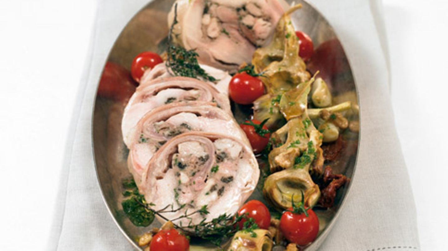 Artischockengemüse mit Walnuss-Pesto Rezept
