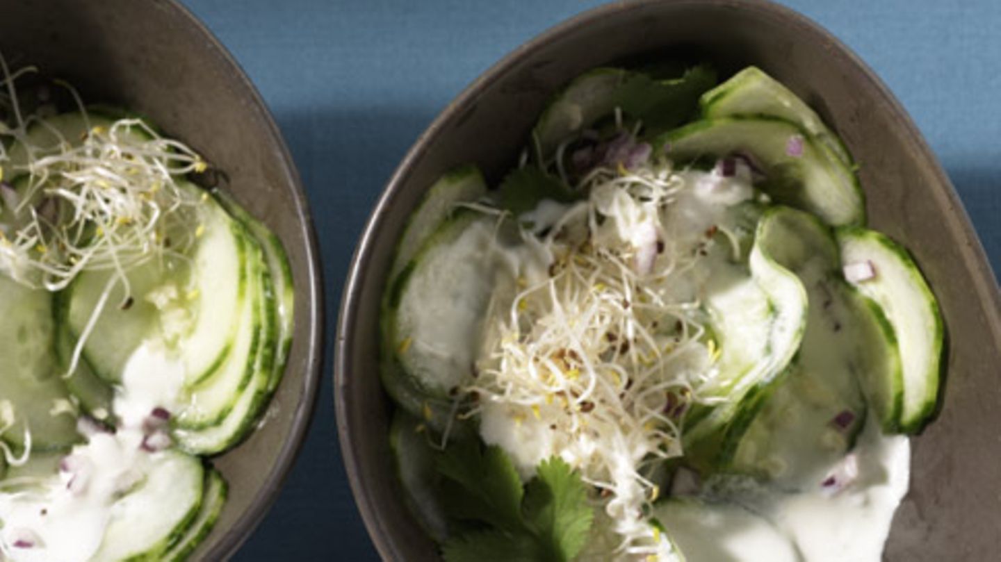 Gurkensalat mit Ingwersauce Rezept
