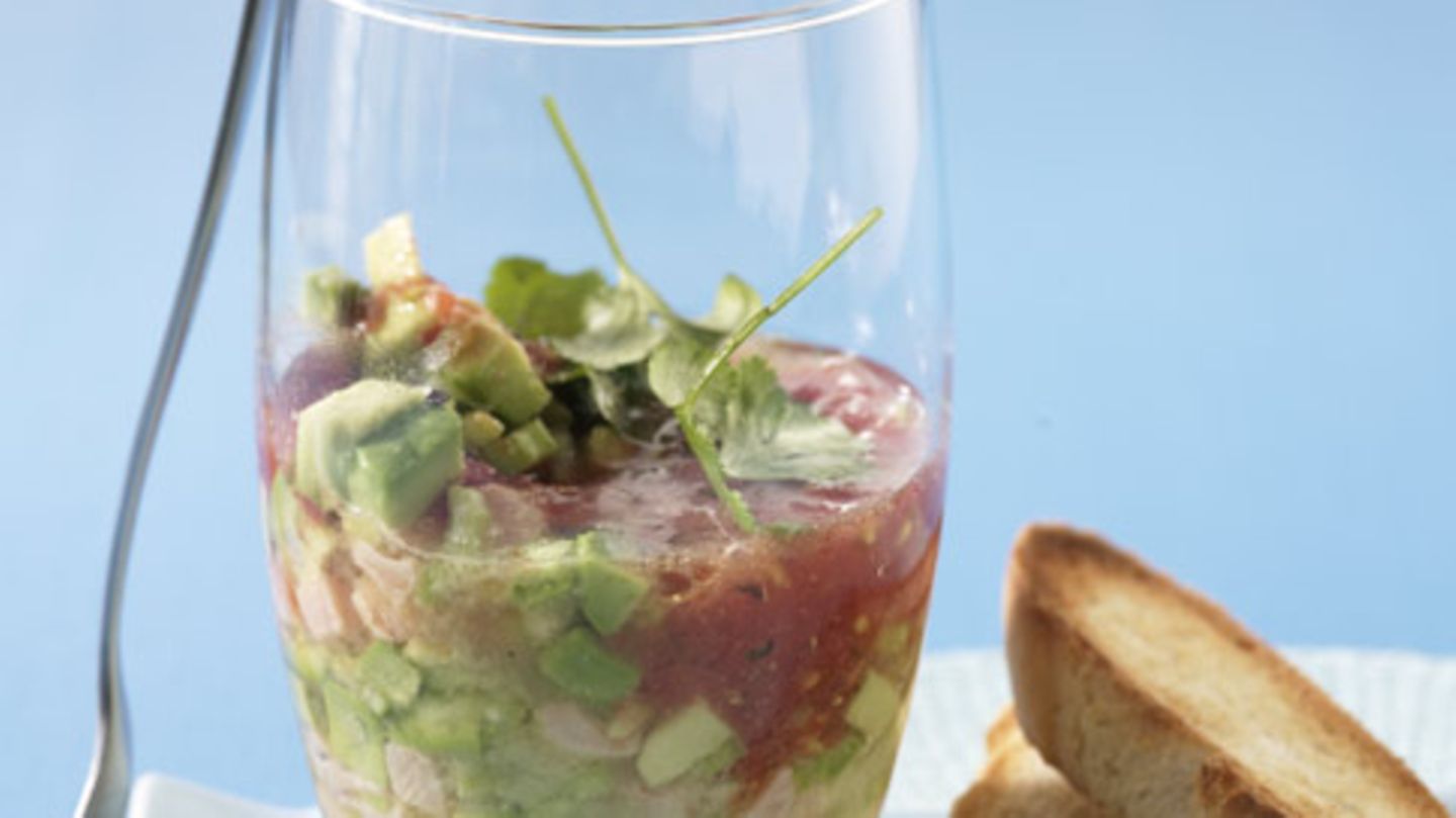 Fischsalat im Glas Rezept