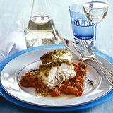 Seeteufel mit Olivenkruste