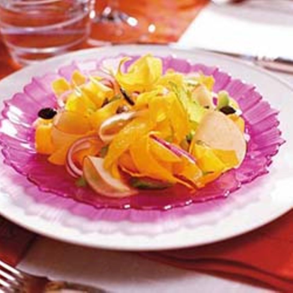 Kürbissalat mit orangen