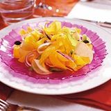 Kürbissalat mit orangen