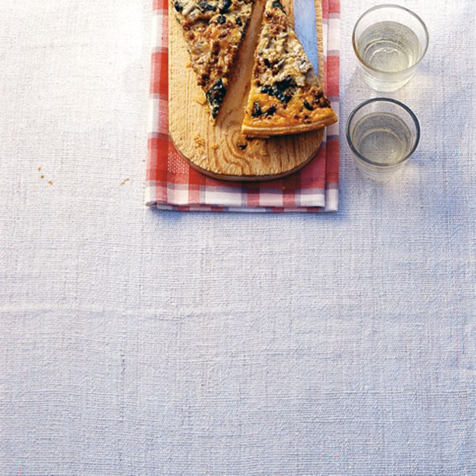 Hackfleisch-Spinat-Tarte