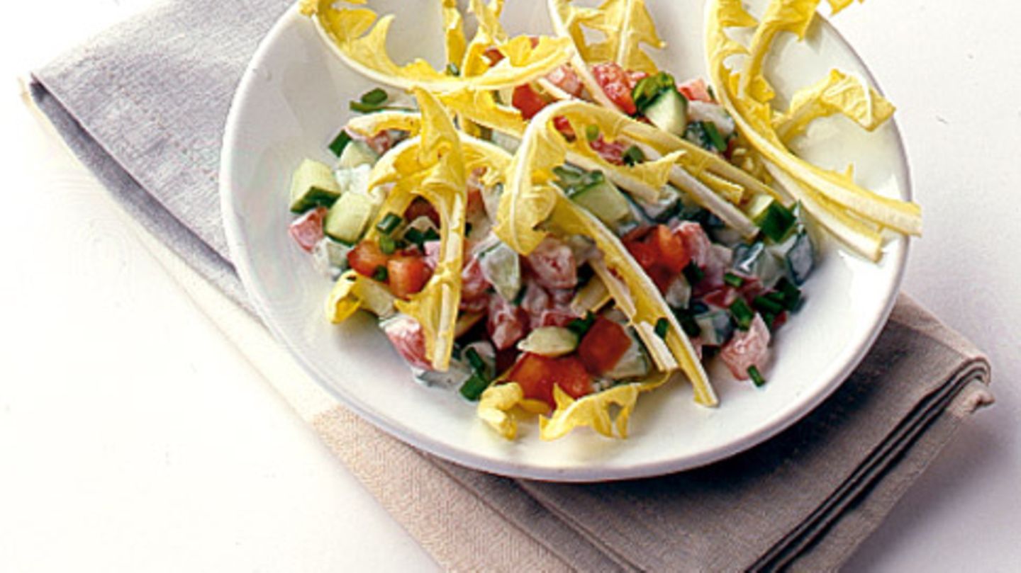Löwenzahnsalat Rezept