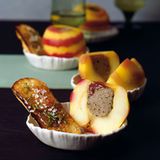 Äpfel mit getrüffelter-Lebermousse