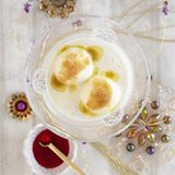Quittensuppe mit Grießknödel