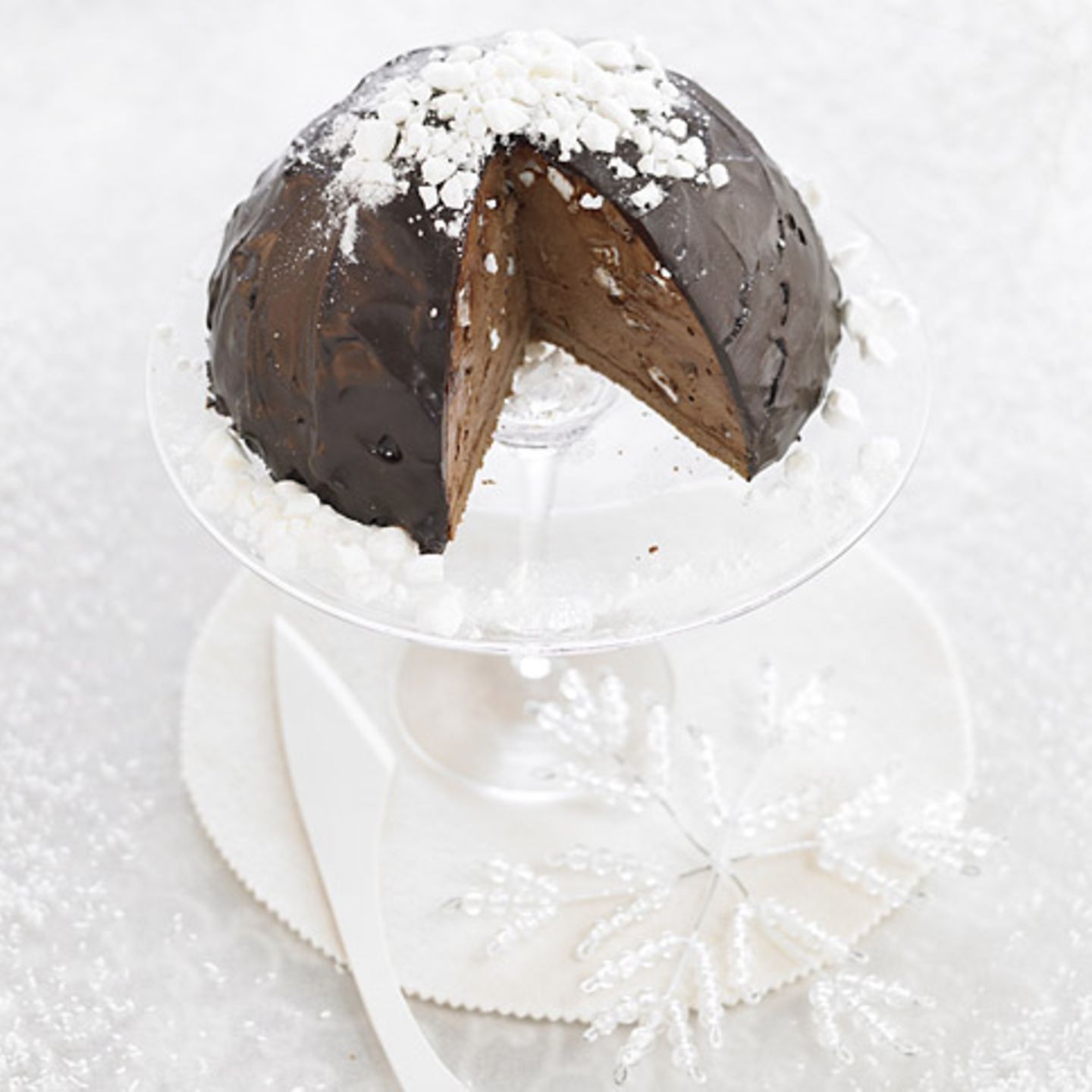 Cupola con mousse al cioccolato (Schoko-Mousse-Torte)