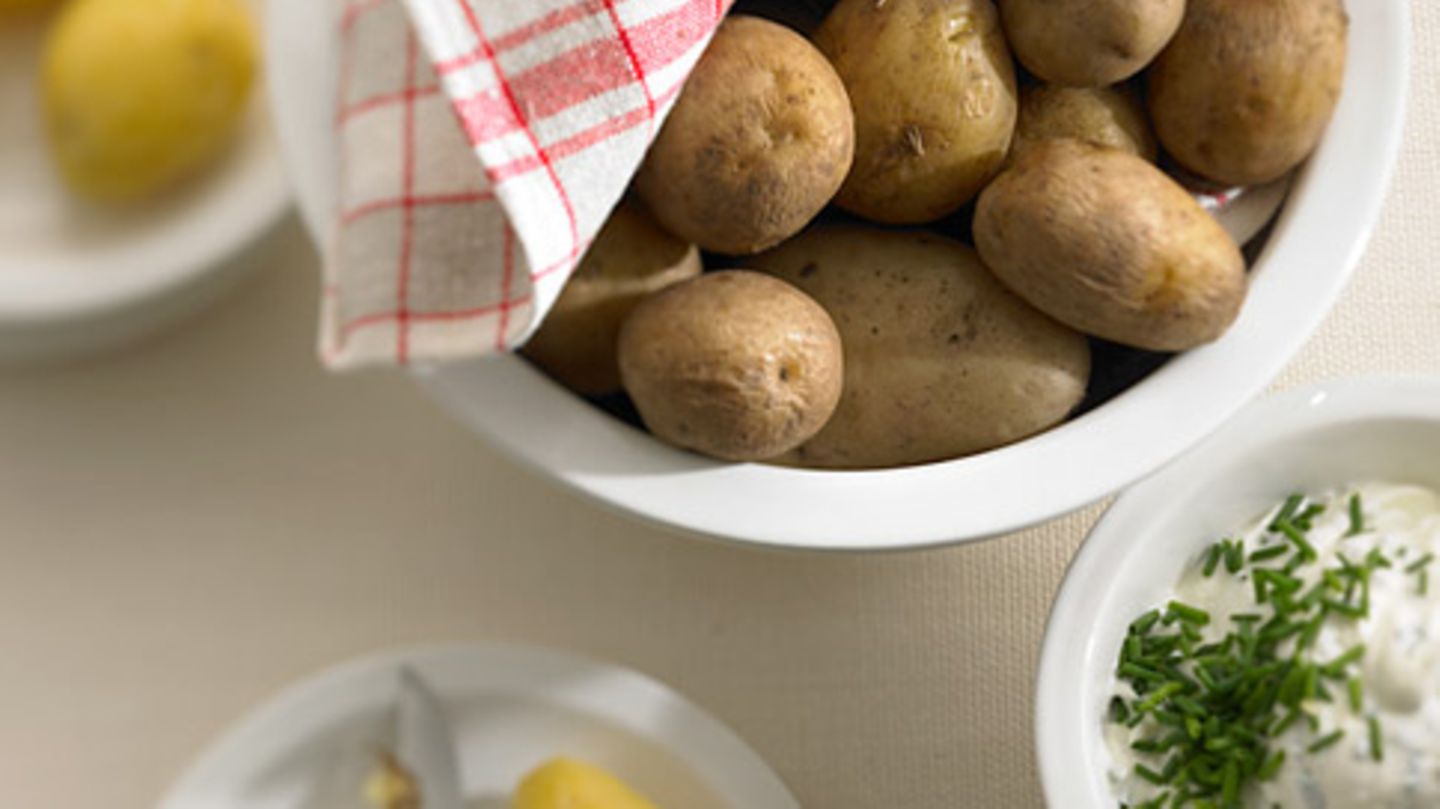 Pellkartoffeln mit Quark Rezept