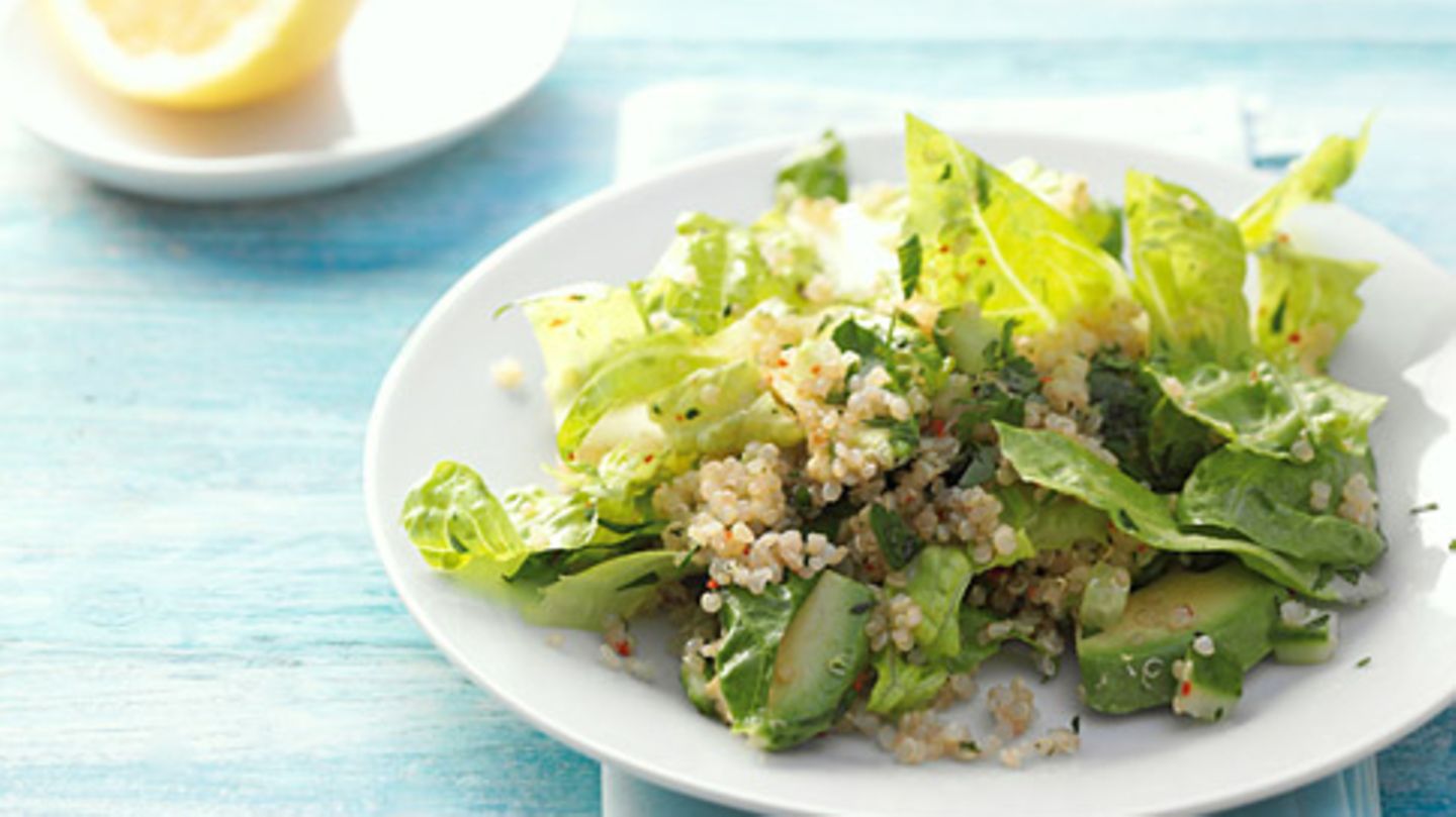Grüner Quinoa-Salat Rezept