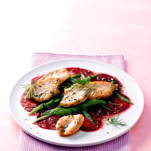 Hähnchen mit Rote Bete