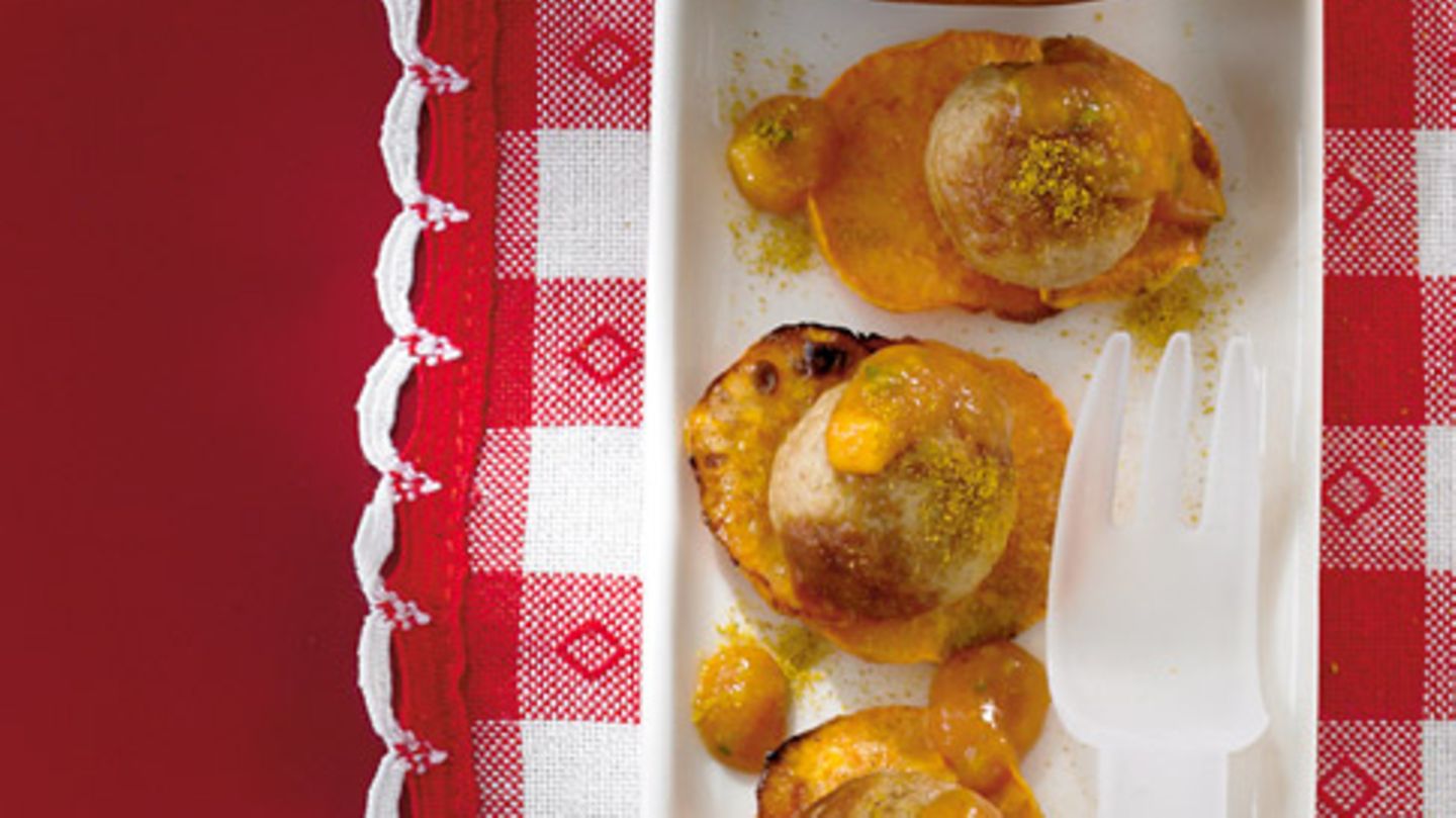 Wurstbällchen mit Mango-Curryketchup Rezept - [ESSEN UND TRINKEN]