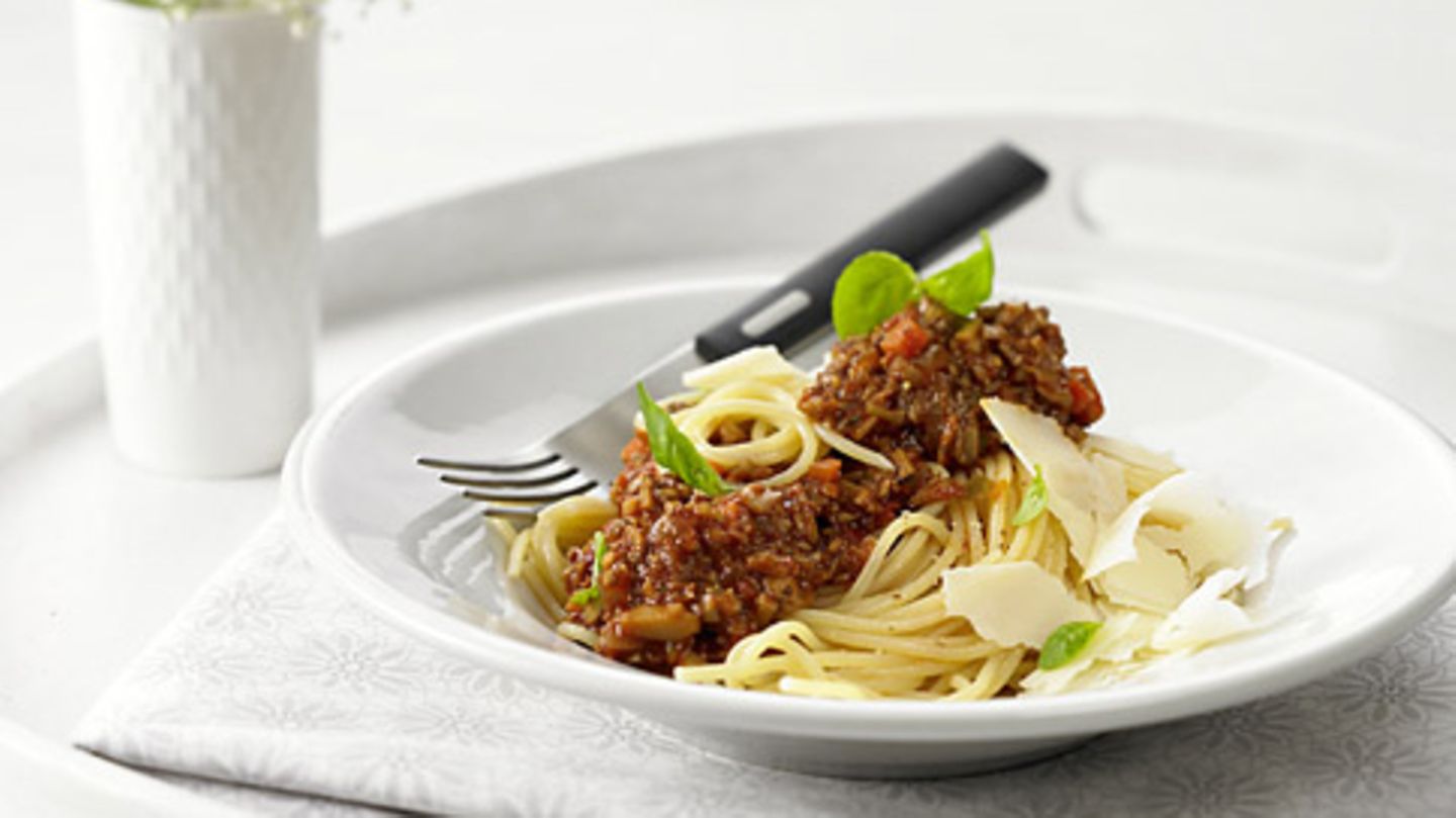 Champignon-Bolognese Rezept - [ESSEN UND TRINKEN]