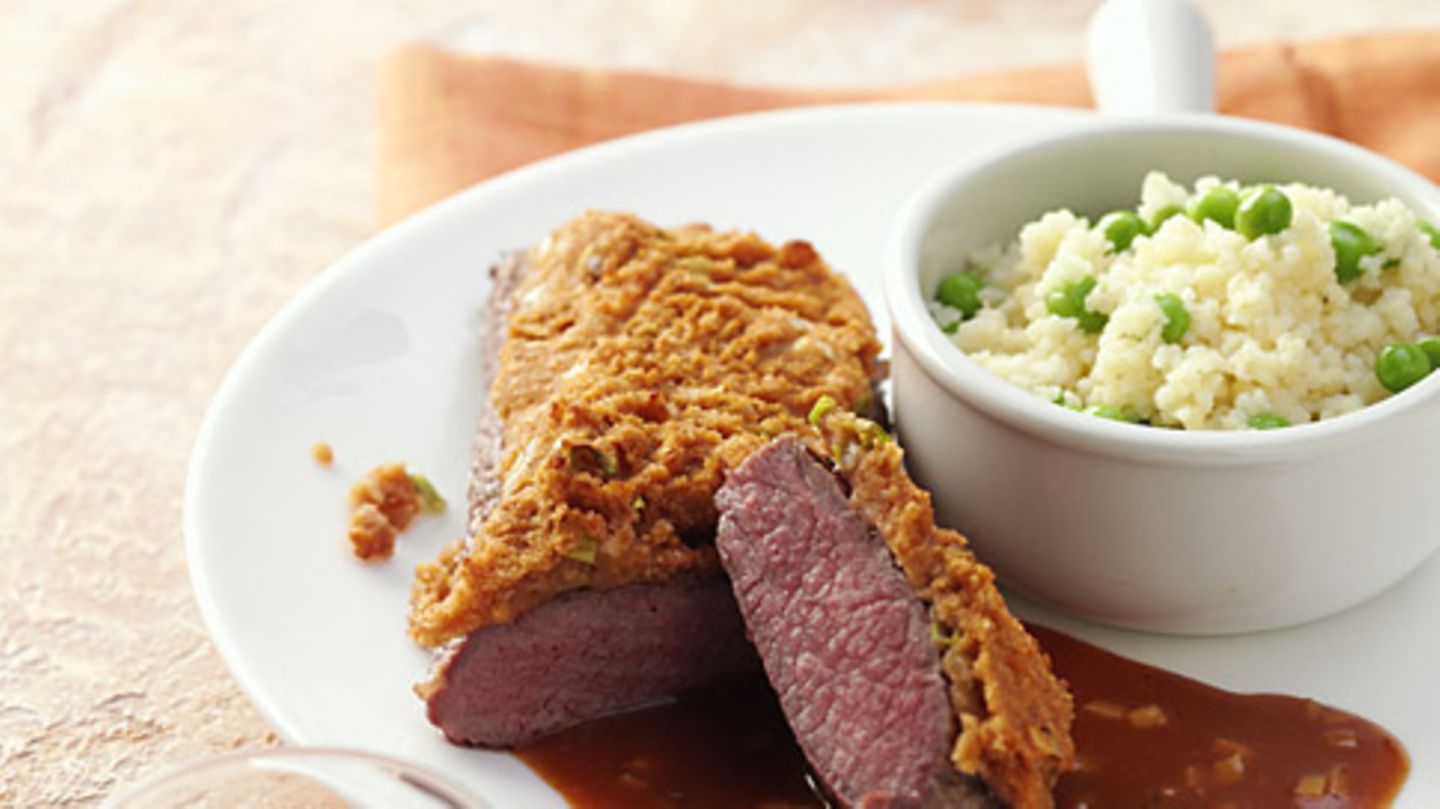 Lamm mit Ingwerkruste Rezept