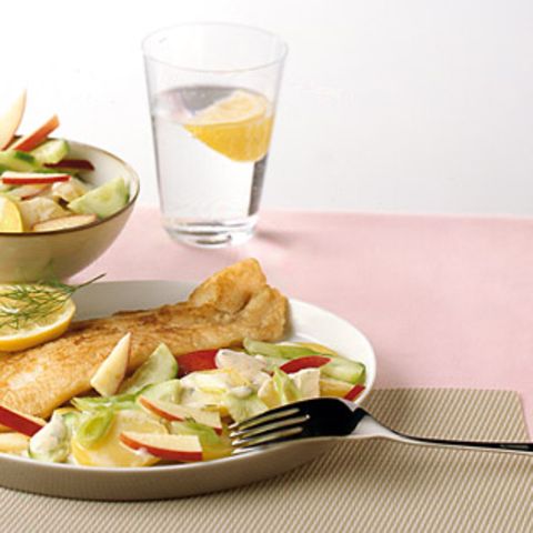 Seelachs mit Kartoffelsalat