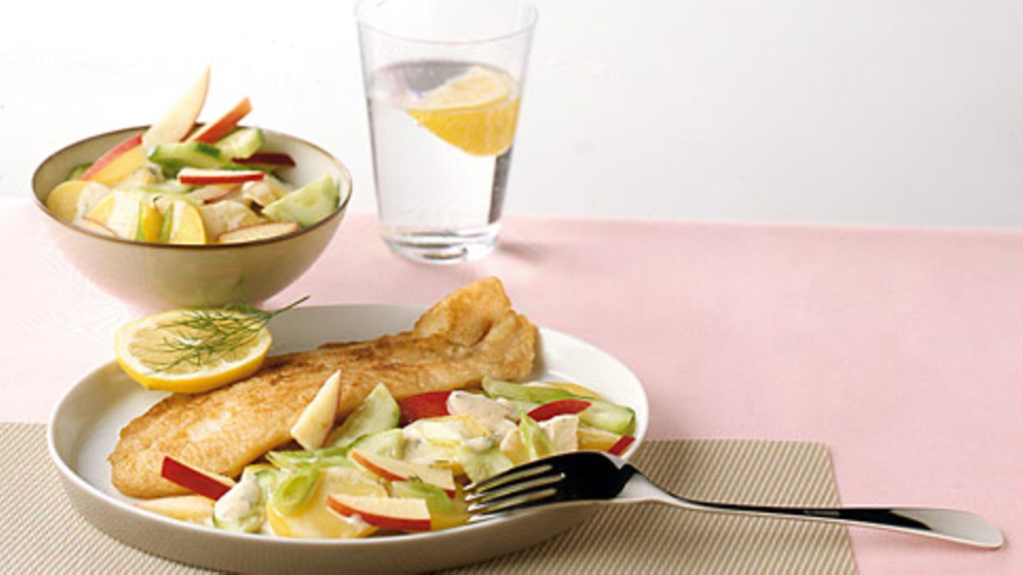 Seelachs mit Kartoffelsalat Rezept