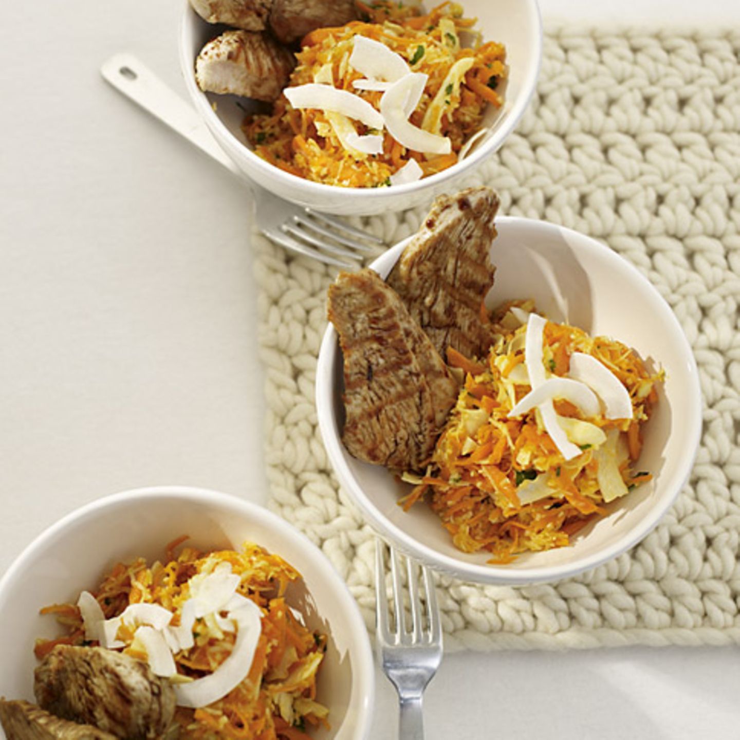 Möhren-Kokos-Salat