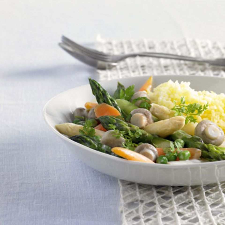 Spargelragout Leipziger Art