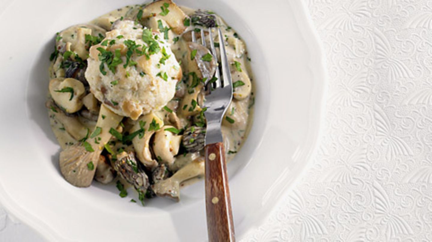 Pilzragout mit Senf Rezept
