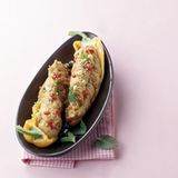 Paprikaschoten mit Kichererbsenfüllung