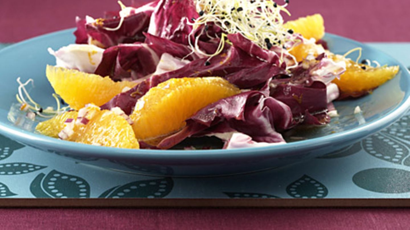 Radicchio mit Orangendressing Rezept