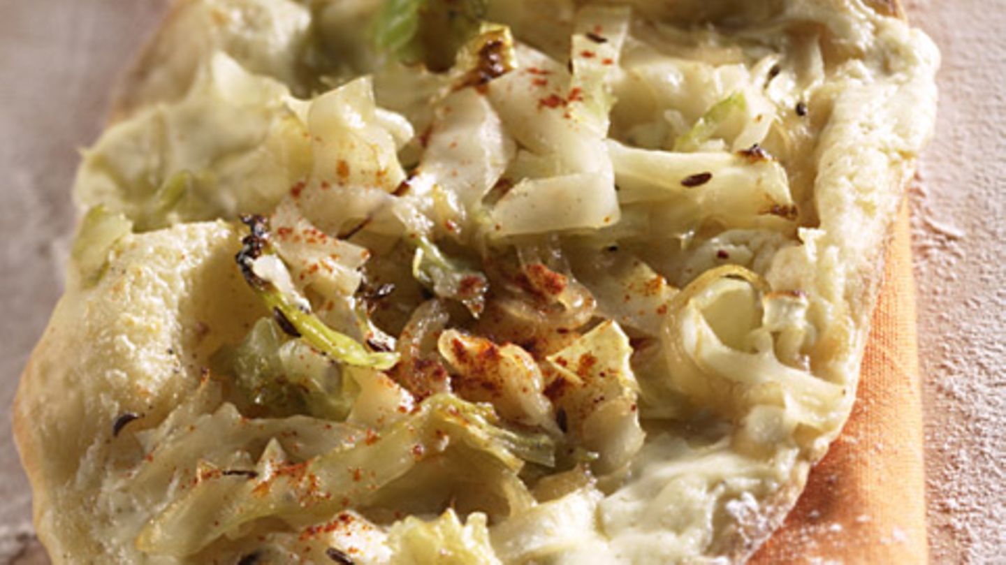 Kraut-Flammkuchen Rezept