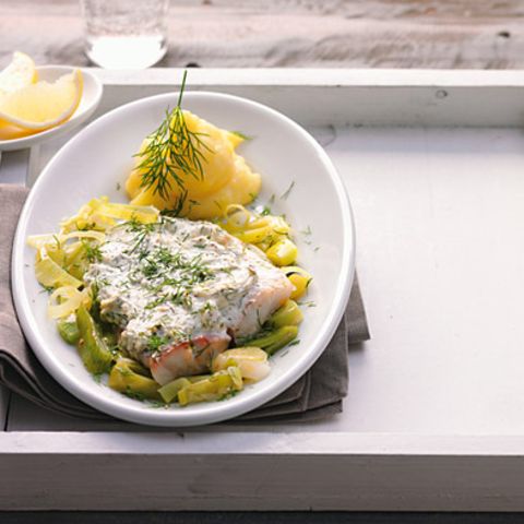 Gratinierter Fisch