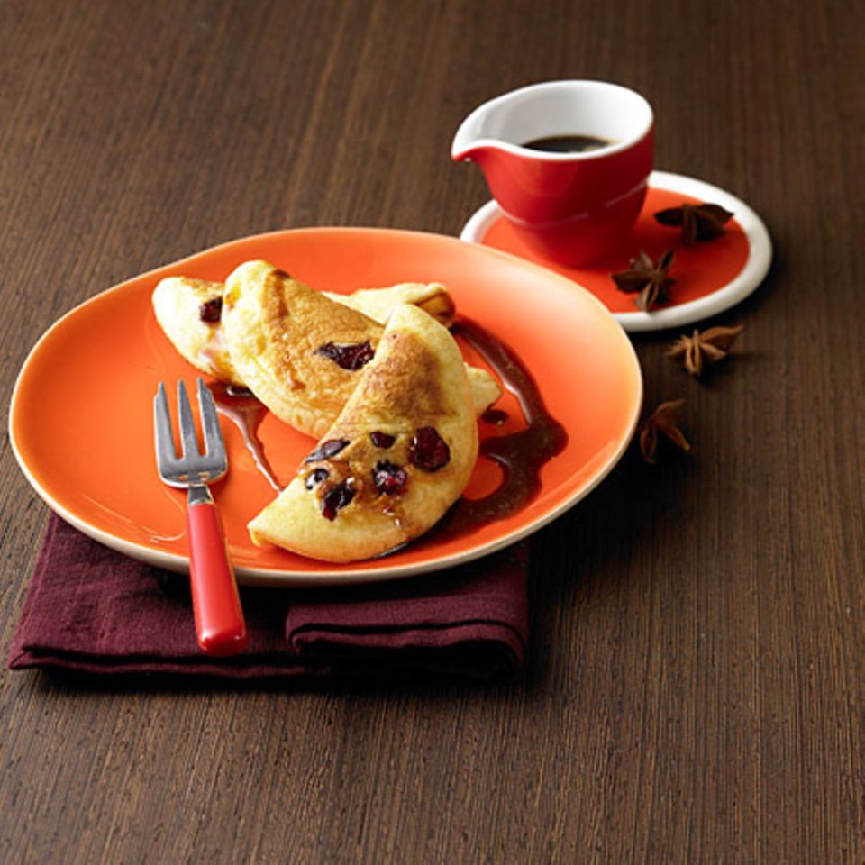 Mini-Omelettes mit Sternanis-Kaffee-Sirup