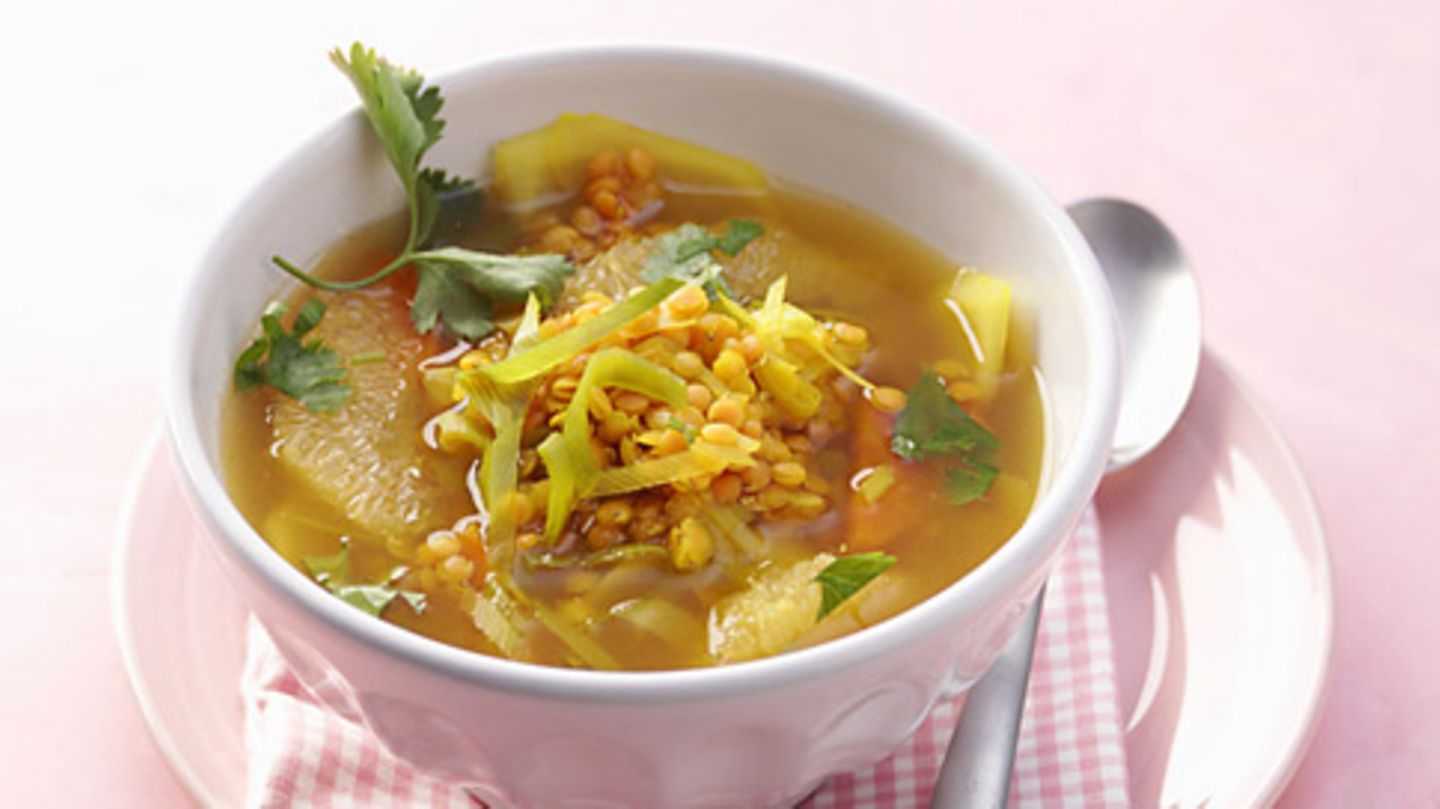 Linsen-Orangen-Suppe Rezept - [ESSEN UND TRINKEN]