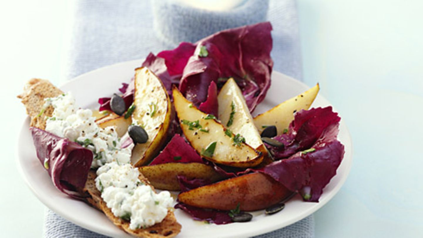 Birnen-Radicchio-Salat Rezept - [ESSEN UND TRINKEN]