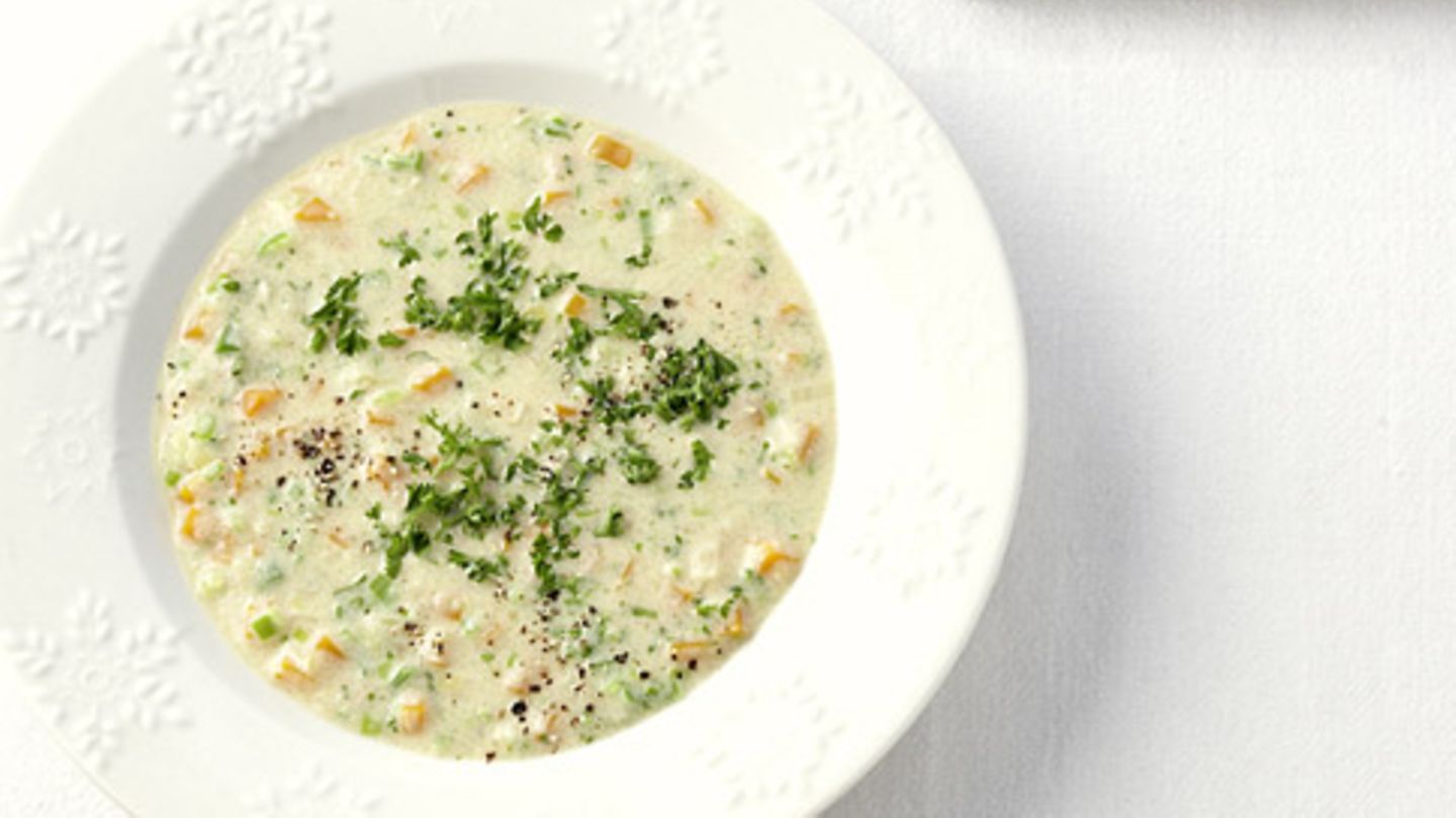 Grießsuppe mit Bündnerfleisch Rezept