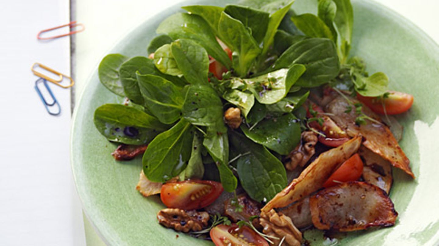 Feldsalat mit Topinambur Rezept