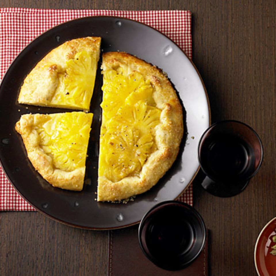 Ananas-Tarte mit Kardamom