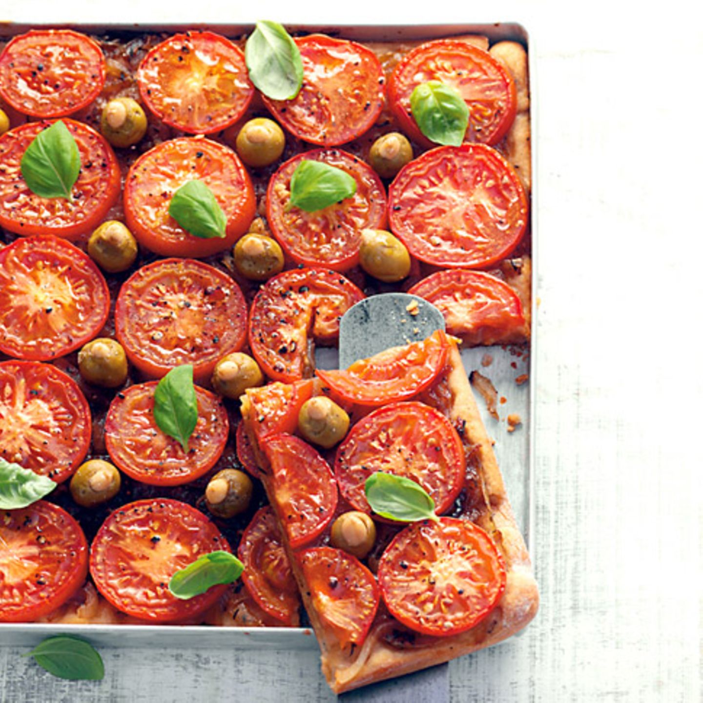 Tomatenkuchen vom Blech