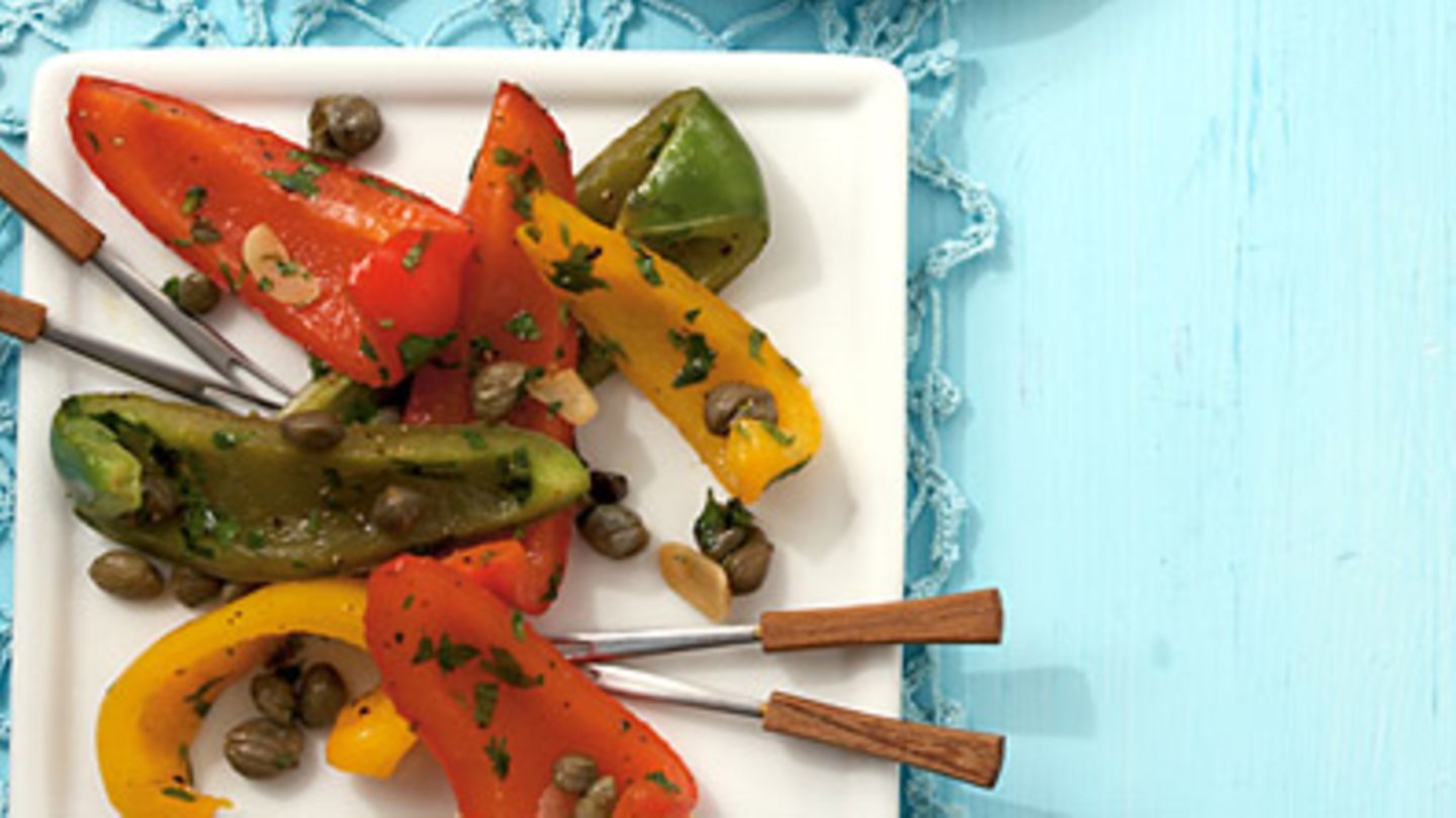 Paprika à la Padrón Rezept