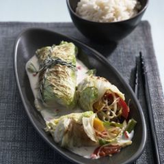 Asiatische Kohlroulade